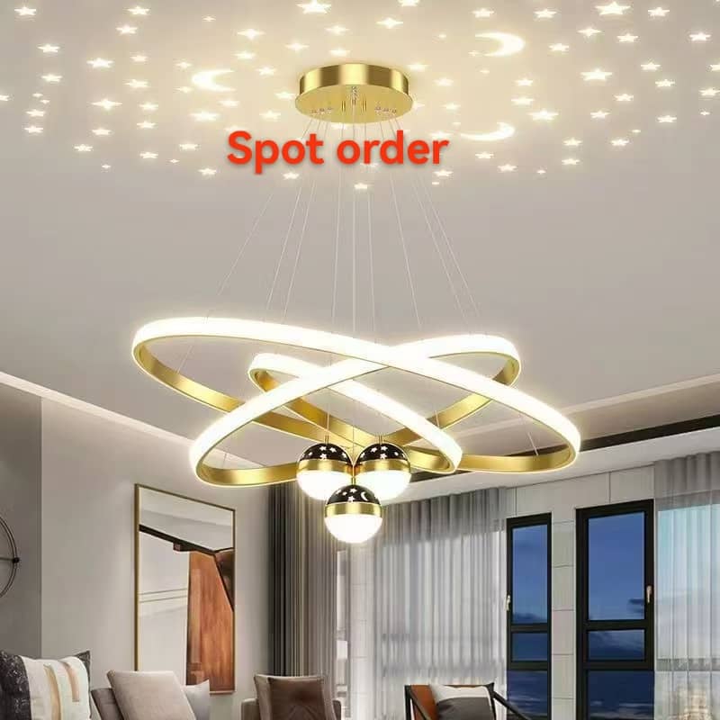 Suspension LED créative en aluminium